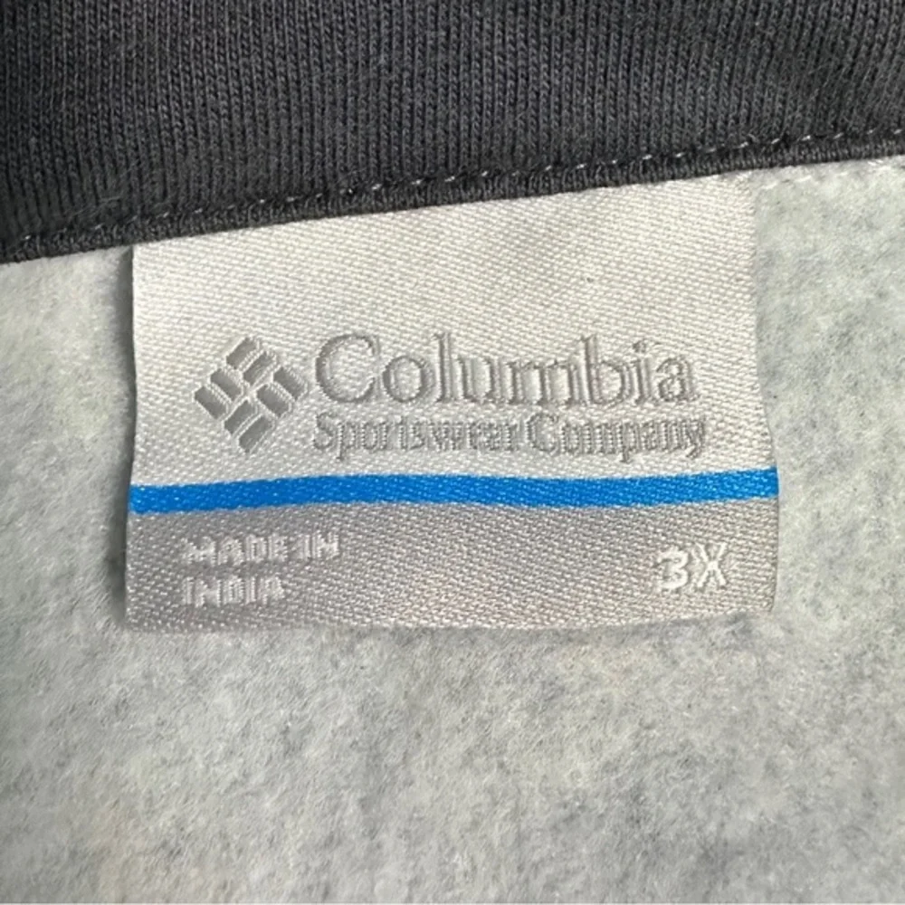 Columbia Men's Carbon Heather Blue Great Hart Mountain II Half‎ Zip 3XL